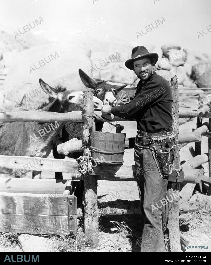 GREGORY PECK en CIELO AMARILLO, 1948 (YELLOW SKY), dirigida por WILLIAM A. WELLMAN. Copyright 20TH CENTURY FOX.
