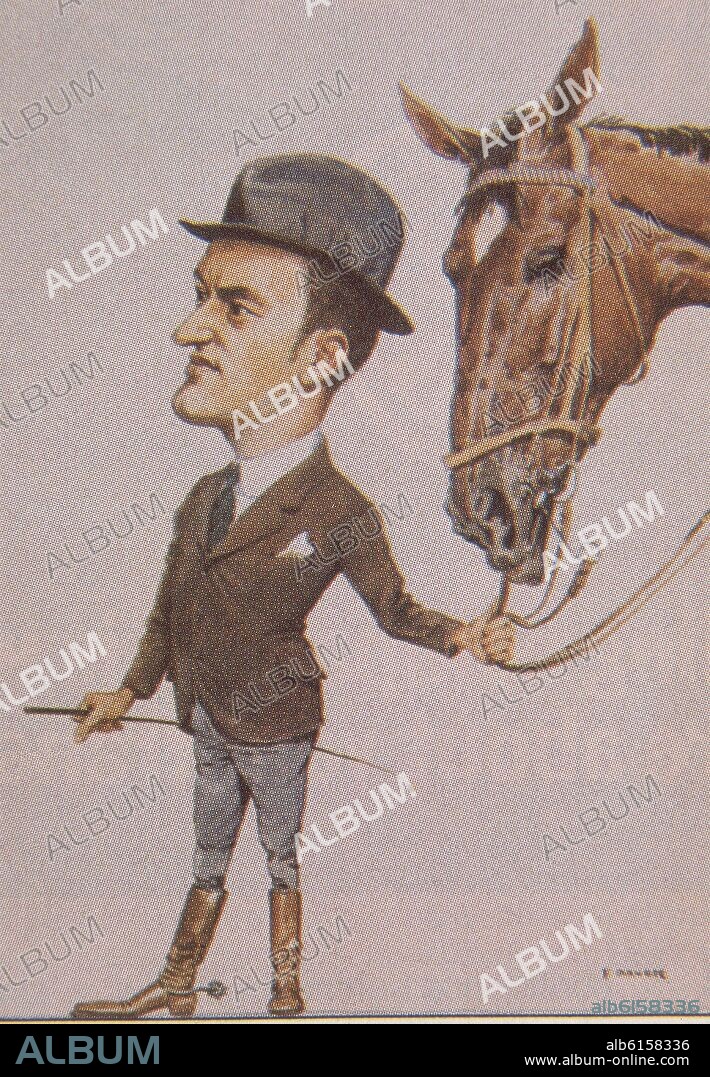 JOSEPH ALOIS SCHUMPETER (ECONOMISTA AUSTRIACO) 'CARICATURA' (1883/1950).