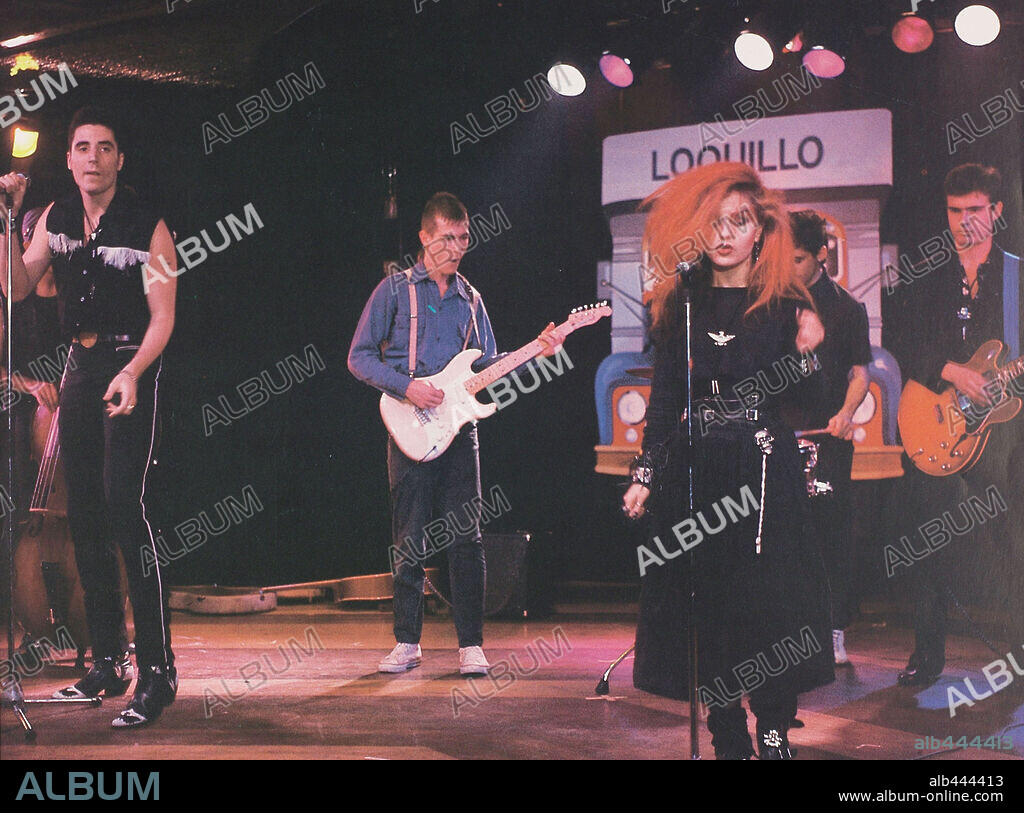 LOQUILLO y OLVIDO GARA ALASKA en A TOPE, 1984, dirigida por RAMON FERNANDEZ.