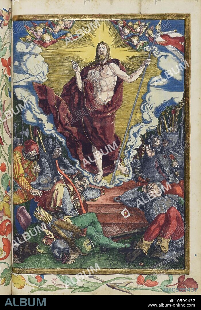 ALBRECHT DÜRER. Christus erhebt sich von den Toten. Aus der Großen Passion (Passio domini nostri Jesu).