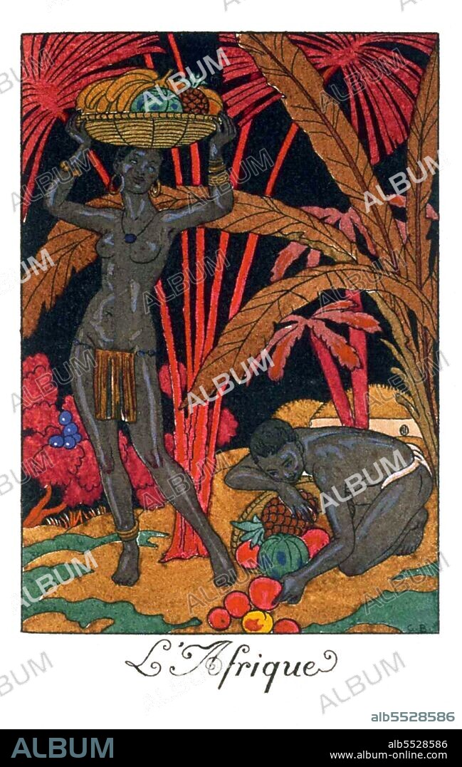 George Barbier (1882–1932) was one of the great French illustrators of the early 20th century. Born in Nantes, France on October 10, 1882, Barbier was 29 years old when he mounted his first exhibition in 1911 and was subsequently swept to the forefront of his profession with commissions to design theatre and ballet costumes, to illustrate books, and to produce haute couture fashion illustrations. For the next 20 years Barbier led a group from the Ecole des Beaux Arts who were nicknamed by Vogue 'The Knights of the Bracelet'—a tribute to their fashionable and flamboyant mannerisms and style of dress. Included in this élite circle were Bernard Boutet de Monvel and Pierre Brissaud (both of whom were Barbier's first cousins), Paul Iribe, Georges Lepape, and Charles Martin. During his career Barbier also turned his hand to jewellery, glass and wallpaper design, wrote essays and many articles for the prestigious Gazette du bon ton. In the mid-1920s he worked with Erté to design sets and costumes for the Folies Bergère and in 1929 he wrote the introduction for Erté's acclaimed exhibition and achieved mainstream popularity through his regular appearances in L'Illustration magazine. Barbier died in 1932 at the very pinnacle of his success.