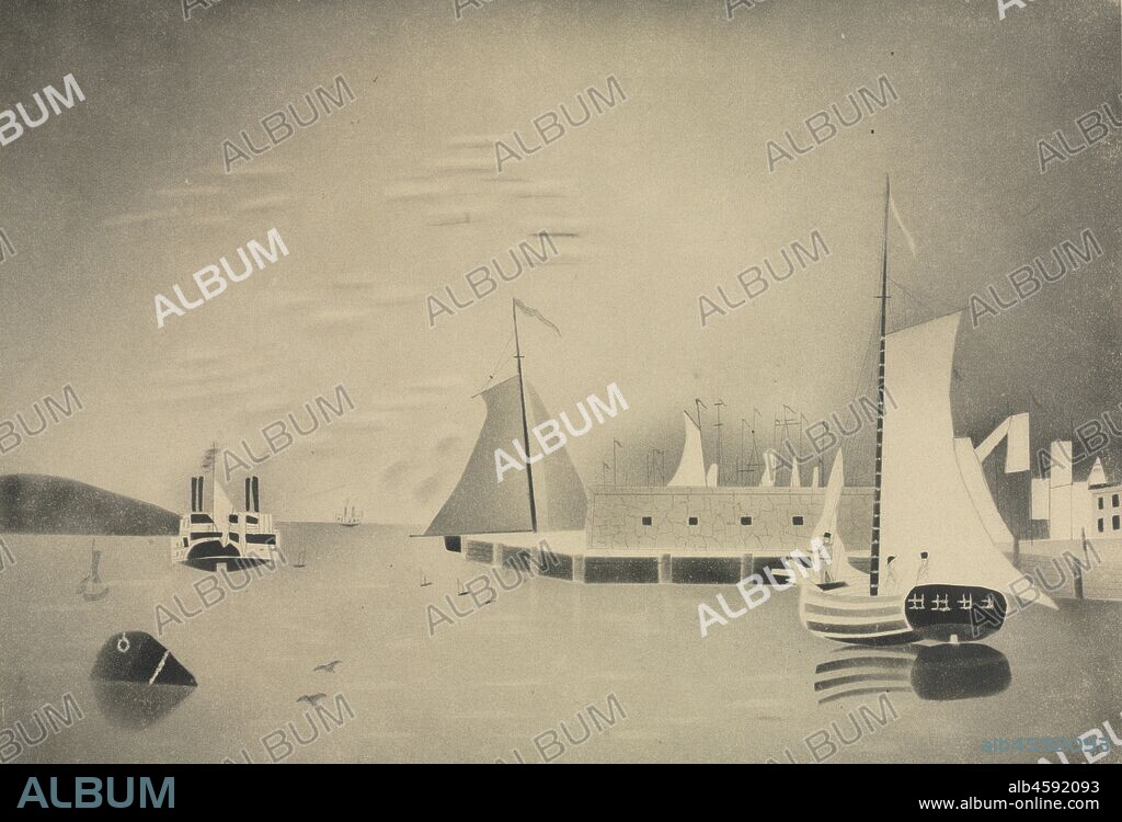 Harbor Scene, 1850s or 60s.