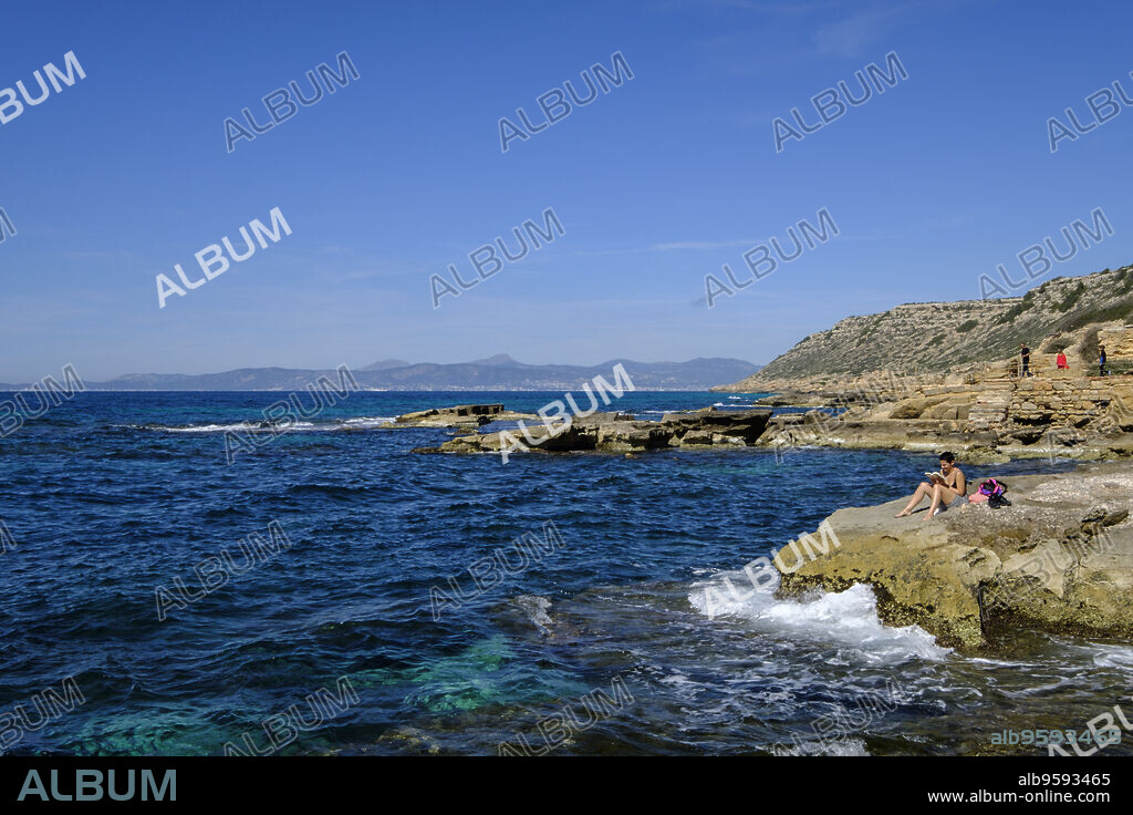 Delta beach, Municipality of Llucmajor, Mallorca, balearic islands, spain, europe.