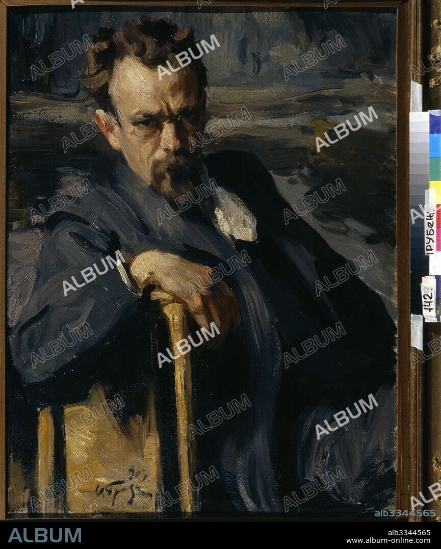 OSIP EMMANUILOVICH BRAZ. Portrait of the artist Sergei V. Ivanov (1864-1910).
