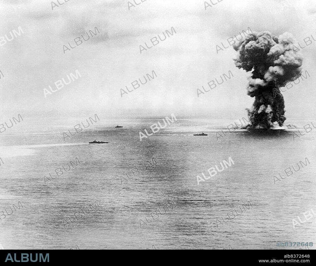 The Yamato, named after the ancient Japanese Yamato Province, was the lead ship of the Yamato class of battleships that served with the Imperial Japanese Navy during World War II. She and her sister ship, Musashi, were the heaviest and most powerfully armed battleships ever constructed, displacing 72,800 tonnes at full load and armed with nine 46 cm (18.1 inch) main guns. Neither ship survived the war.<br/><br/>. Laid down in 1937 and formally commissioned a week after the Pearl Harbor attack in late 1941, Yamato was designed to counter the numerically superior battleship fleet of the United States, Japan's main rival in the Pacific. Throughout 1942 she served as the flagship of the Japanese Combined Fleet, and in June 1942 Admiral Isoroku Yamamoto directed the fleet from her bridge during the Battle of Midway, a disastrous defeat for Japan.<br/><br/>. During 1944, the balance of naval power in the Pacific decisively turned against Japan and, by early 1945, the Japanese fleet was much depleted and critically short of fuel stocks in the home islands, limiting its usefulness. In April 1945, in a desperate attempt to slow the Allied advance, Yamato was dispatched on a one way voyage to Okinawa, where it was intended that she should protect the island from invasion and fight until destroyed. The task force was spotted south of Kyushu by US submarines and aircraft, and on 7 April 1945 she was sunk by American carrier-based bombers and torpedo bombers with the loss of most of her crew.