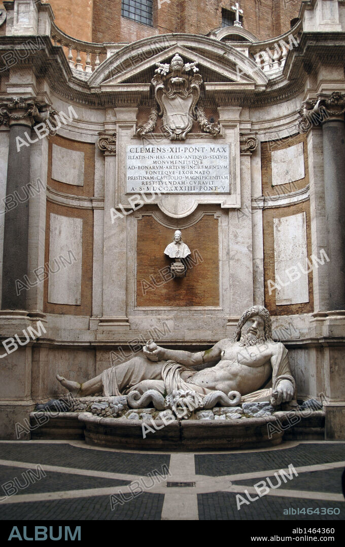 ARTE ROMANO. ITALIA. ESTATUA DE "MARFORIO". Siglos I-II. Procede de Roma. Palacio Nuevo. Museos Capitolinos. Roma.