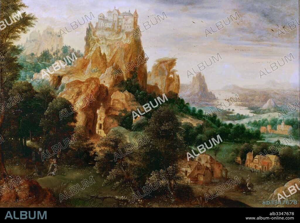 HENRI DE HERRI MET DE BLES. Landscape with the Parable of the Good Samaritan.