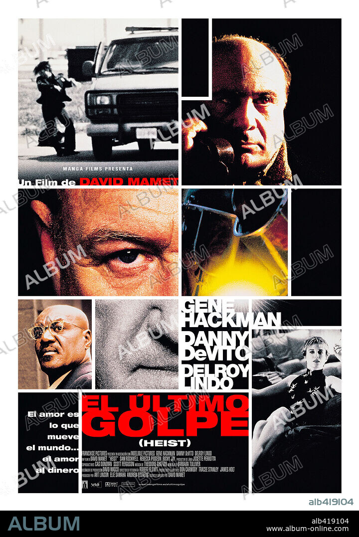 Poster of HEIST, 2001, directed by DAVID MAMET. Copyright WARNER BROS.