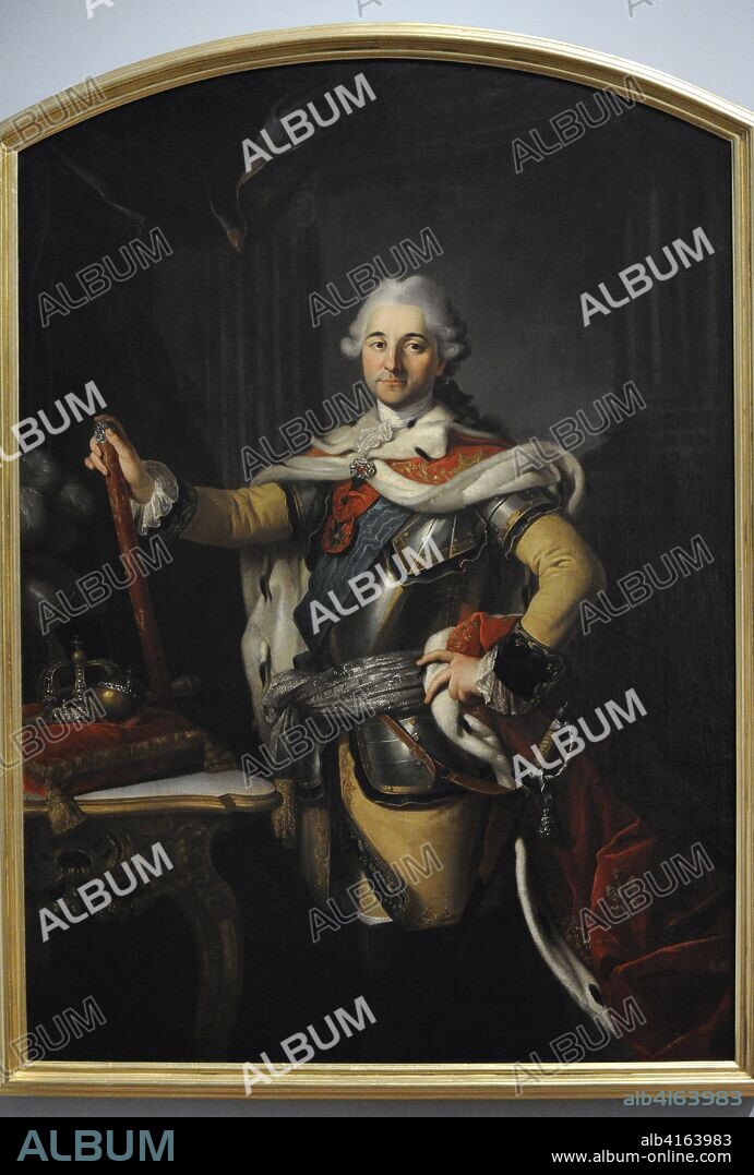Stanislaw August Poniatowski (1732-1798). King of Poland. Portrait by Per Krafft the Elder (1724-1793). National Museum. Warsaw. Poland.