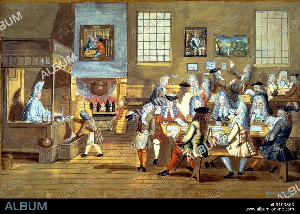 A caricature of Lloyd's Coffee House from the 17th century. Lloyd's of London, which began doing business insuring ship cargo in a dockside Tower Street coffee house in 1688, has been the very symbol of insurance. In London the Coffee House was unique in the extent to which it entrenched itself as an institution in the social, cultural, commercial and political life of the city. Rumours, news and gossip were carried between Coffee Houses by their patrons and sometimes runners would flit from one Coffee House to another within a particular city to report major events such as the outbreak of a war or the death of a head of state. Coffee Houses were centres of scientific education, literary and philosophical speculation, commercial innovation and, sometimes, political fermentation. But still there were many whose speciality can be described as pleasure and entertainment.