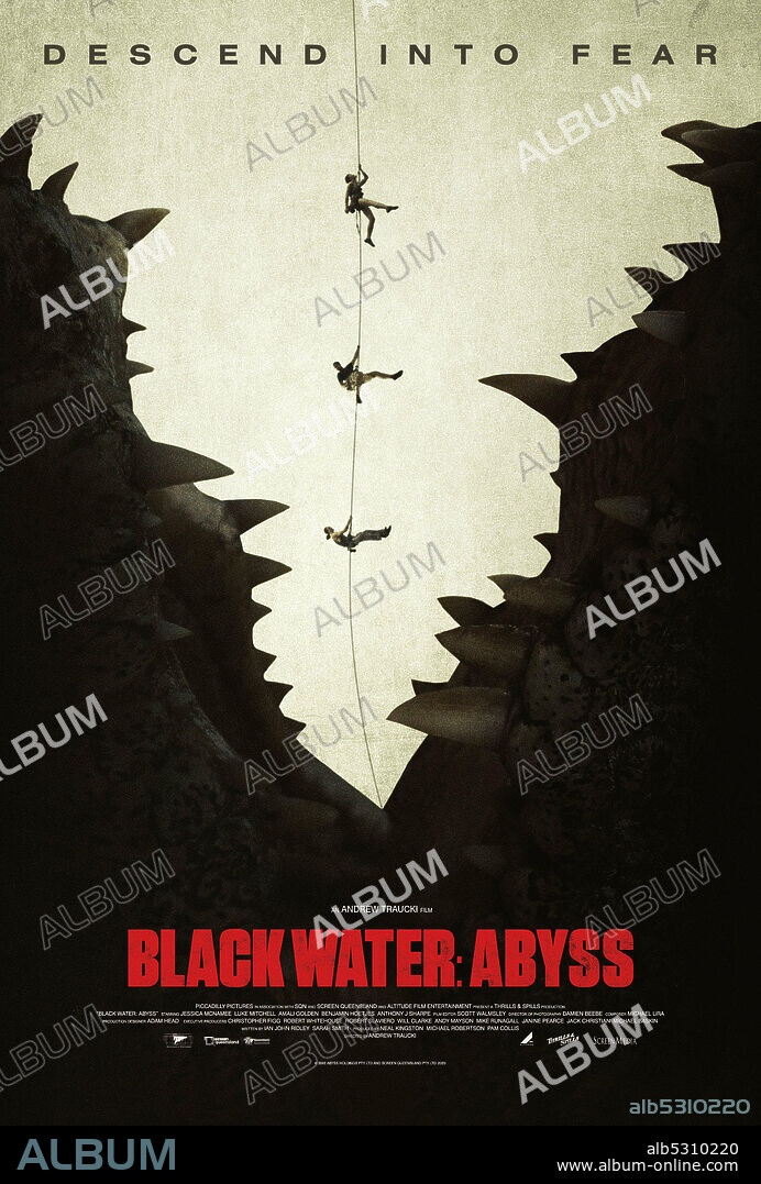 Poster of BLACK WATER: ABYSS, 2020, directed by ANDREW TRAUCKI. Copyright Thrills & Spills.