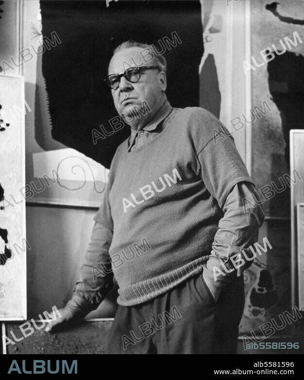 Baumeister, Willi Maler Stuttgart 22.1.1889 - ebd. 31.8.1955. Porträtaufnahme, Stuttgart 1954 (Schubert).