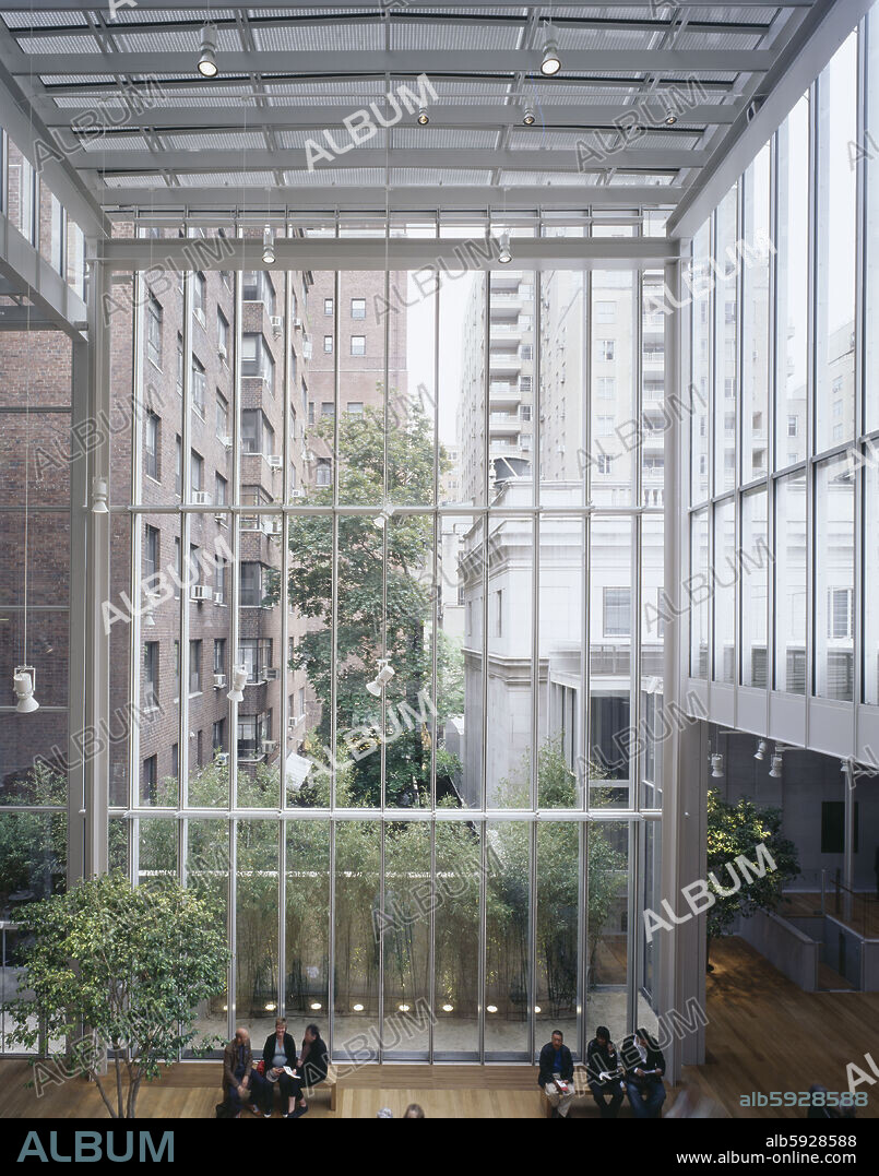 RENZO PIANO. MORGAN LIBRARY AND MUSEUM (2006) FROM GILBERT COURT SHOWING URBAN CONTEXT.