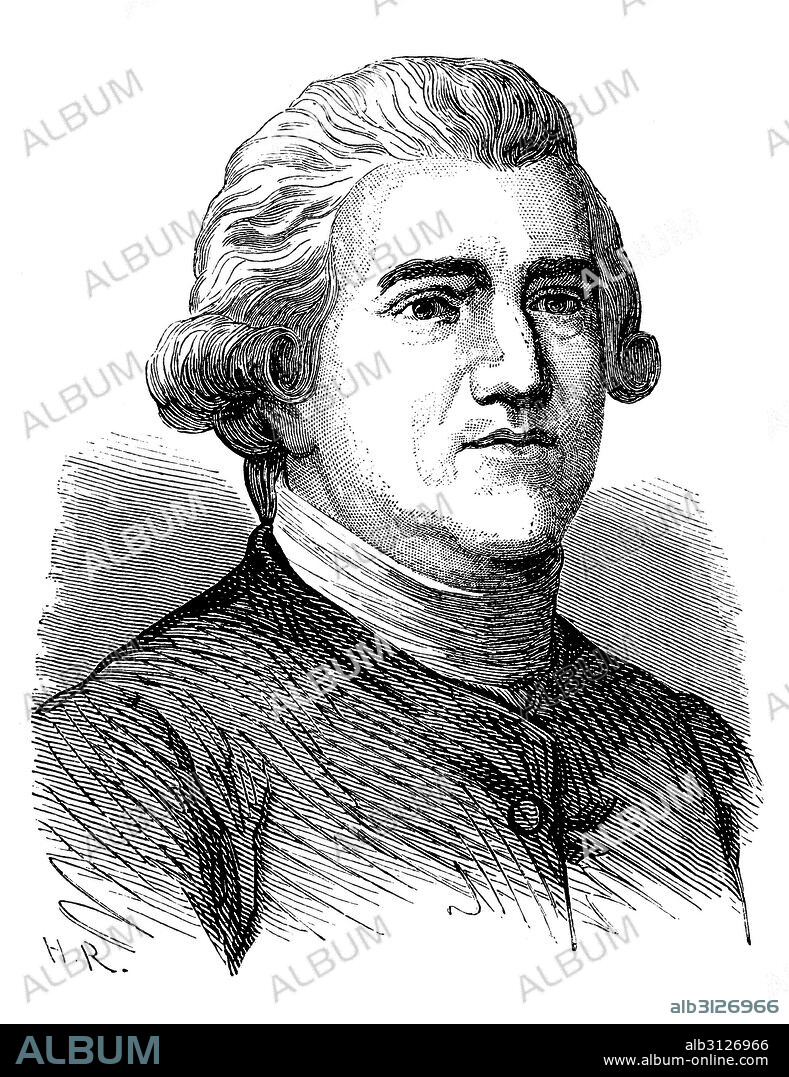 Josiah Wedgwood (1730-1795), industrial ceramista inglés. Grabado de 1873.