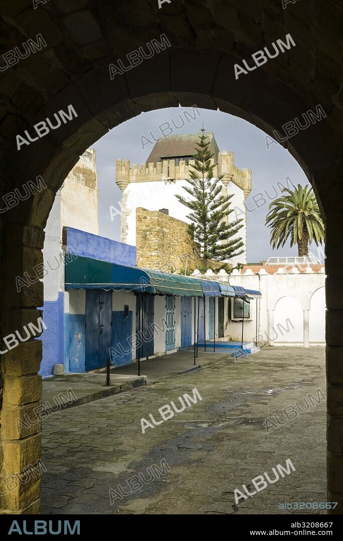 Borj al Qamra, siglo XVI, medina de Assilah, Marruecos, norte de Africa, continente africano.