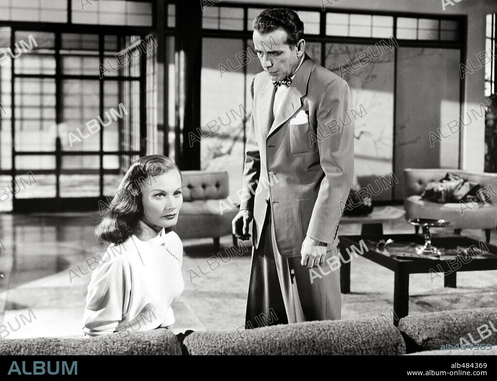 FLORENCE MARLY and HUMPHREY BOGART in TOKYO JOE, 1949. Copyright COLUMBIA PICTURES.