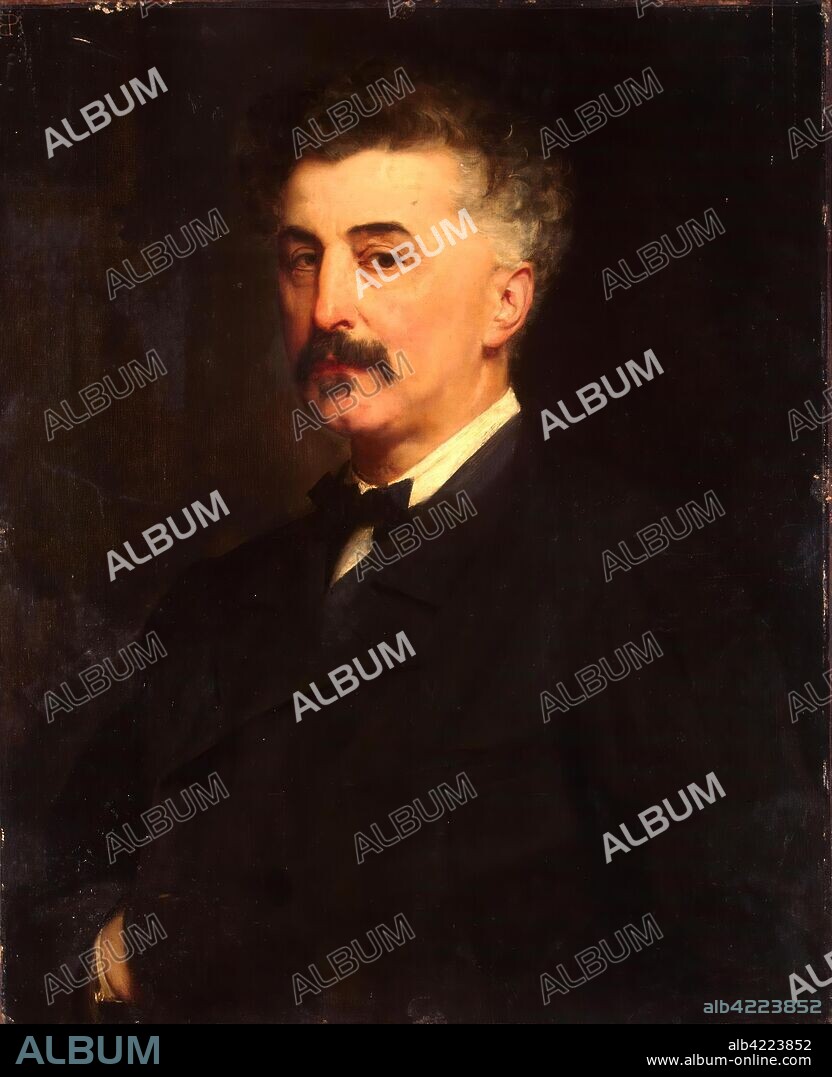 PAUL JACQUES AIMÉ BAUDRY. 'Portrait of Platon Chikhachov'. France, 1864. Dimensions: 73x59,5 cm.