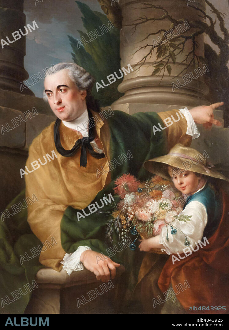 LOUIS-GABRIEL BLANCHET. Portrait of Charles Claude Flahaut de La Billarderie, comte d'Angiviller (1730-1809).