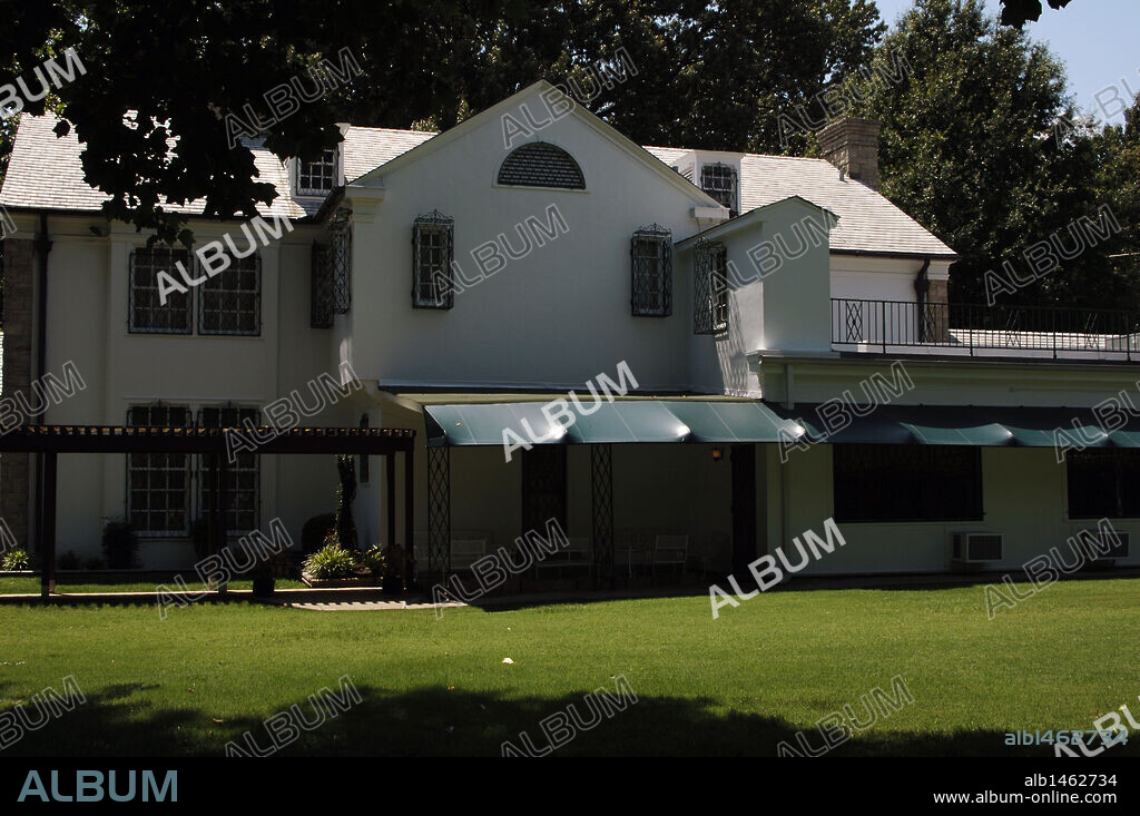 GRACELAND. Casa del cantante de rock Elvis PRESLEY (1935-1977). MEMPHIS. Estado de Tennessee. Estados Unidos.