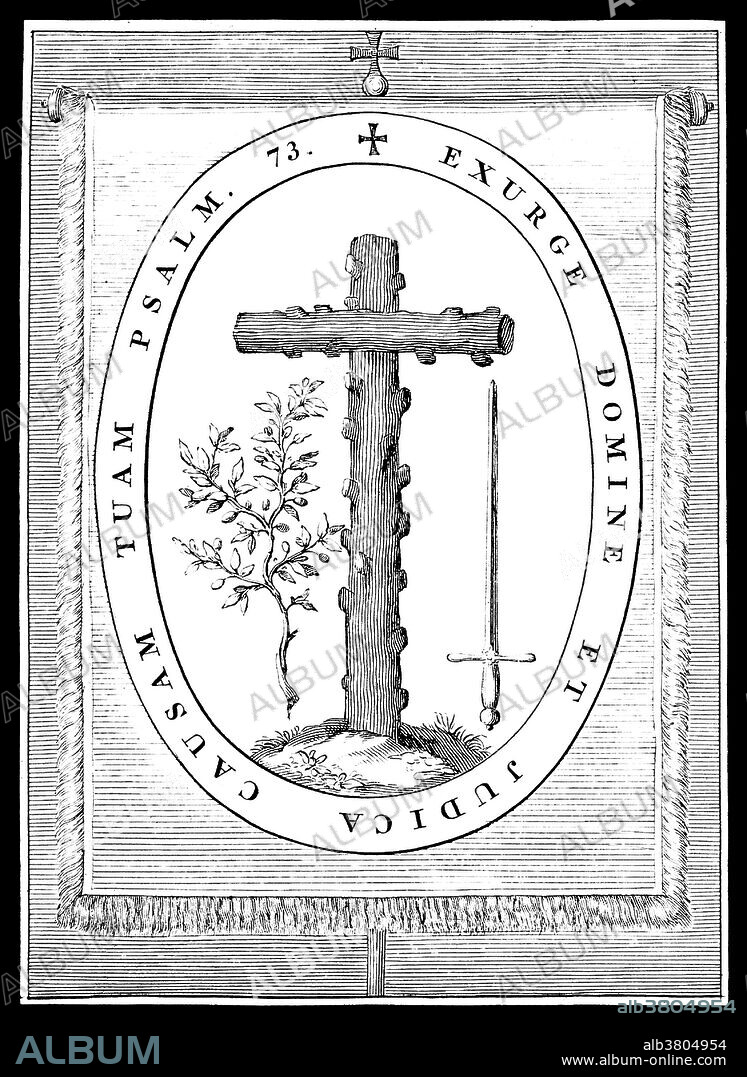 Banner of the Spanish Inquisition. The Spanish Inquisition was established in 1480 by Catholic Monarchs Ferdinand II of Aragon and Isabella I. It was intended to maintain Catholic orthodoxy in their kingdoms and to replace the Medieval Inquisition, which was under Papal control. The Inquisition was originally intended primarily to ensure the orthodoxy of those who converted from Judaism and Islam. The regulation of the faith of the newly converted was intensified after the royal decrees issued in 1492 and 1502 ordering Jews and Muslims to convert or leave Spain. The Spanish Inquisition is often cited in popular literature and history as an example of Catholic intolerance and repression, and was not abolished until 1834, during the reign of Isabella II. Although records are incomplete, about 150,000 persons were charged with crimes by the Inquisition and about 3,000 were executed. Engraving by Bernard Picart, 1722.