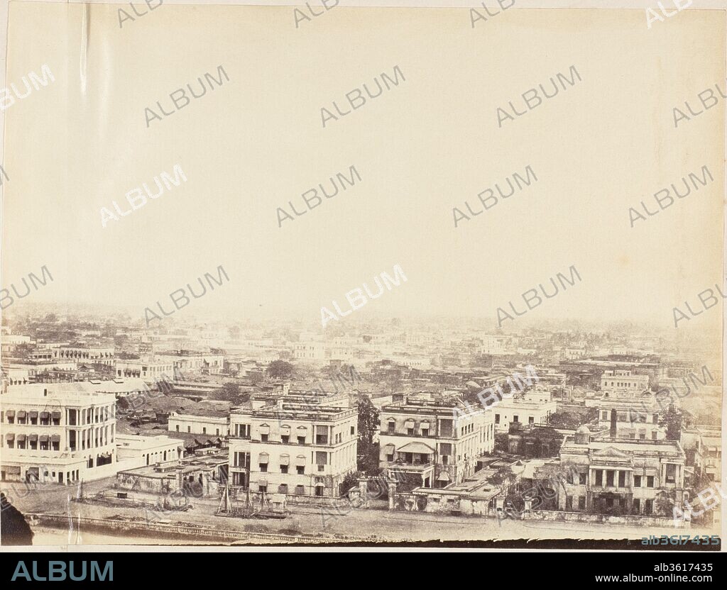 View of the City from the Ochterlony Monument, Calcutta]. Artist