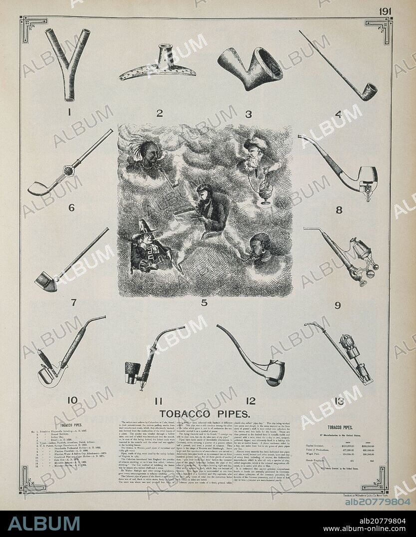 DIFERENTES TIPOS DE PIPA PARA FUMAR TABACO.