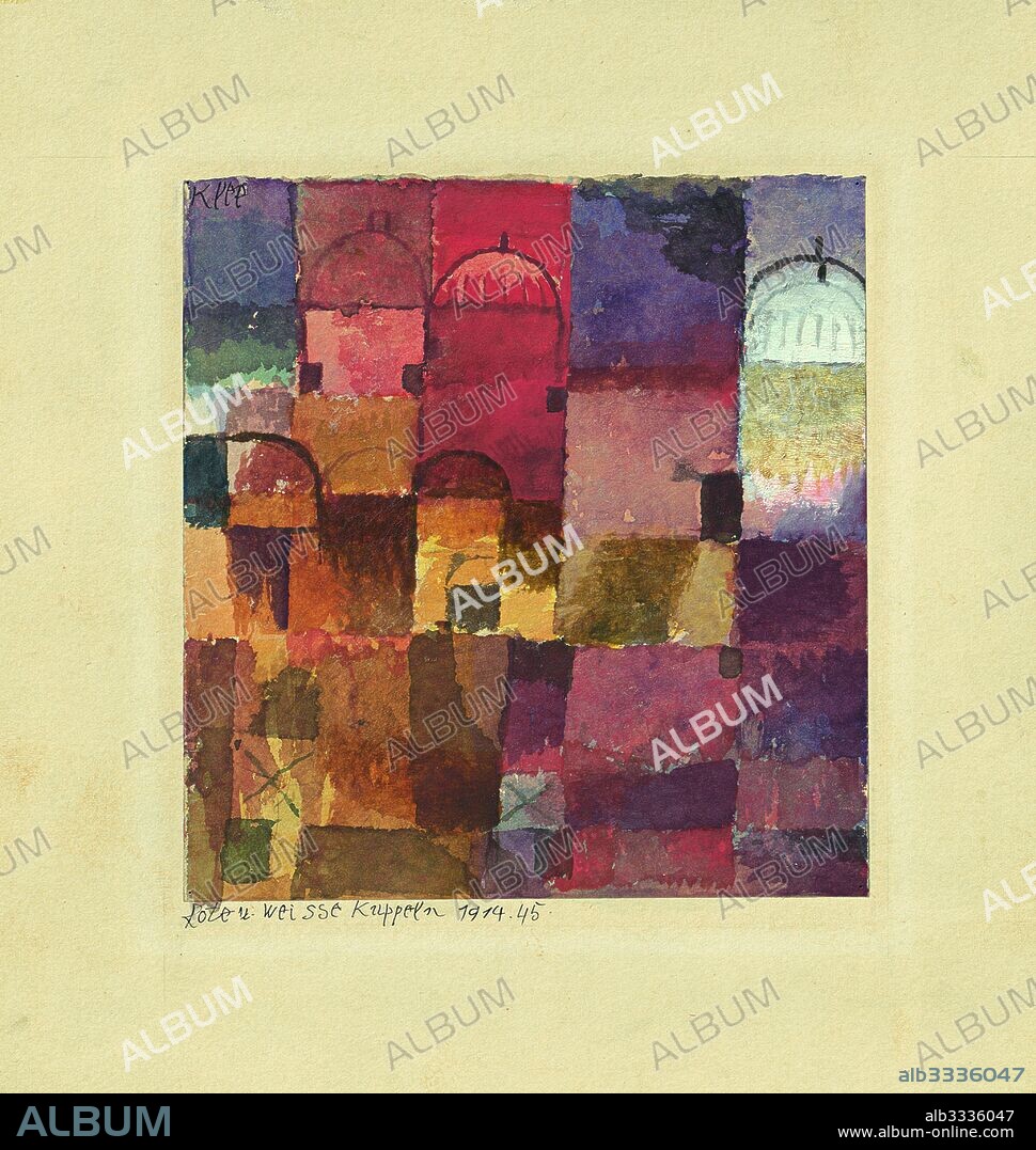 PAUL KLEE. Red and White Domes.