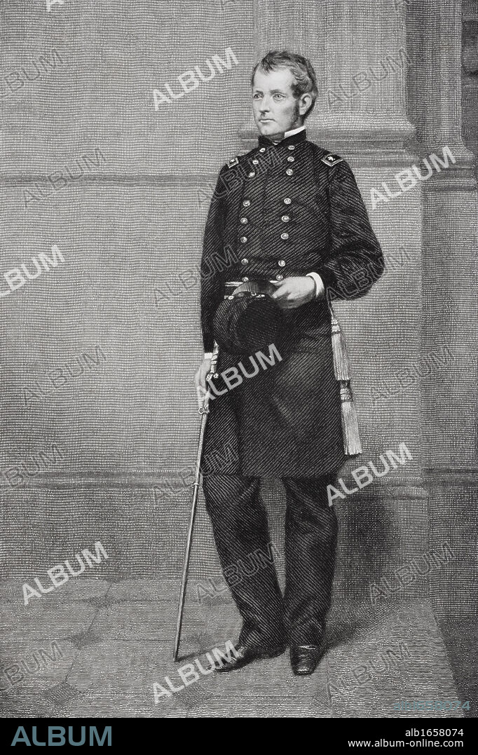 Joseph Hooker 1814 - 1879. Union general in American Civil War From painting by Alonzo Chappel.