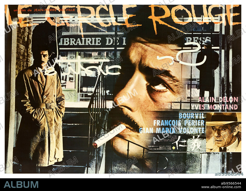 ALAIN DELON en CIRCULO ROJO, 1970 (LE CERCLE ROUGE), dirigida por JEAN-PIERRE MELVILLE. Copyright CORONA(PARIS)/SELENIA(ROME).