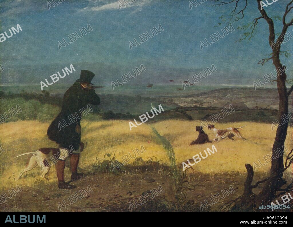 ABRAHAM COOPER. 'A Good Shot!', c1820, (1922). From British Sporting Artists: From Barlow to Herring, by Walter Shaw Sparrow [John Lane The Bodley Head, Limited, London, 1922].