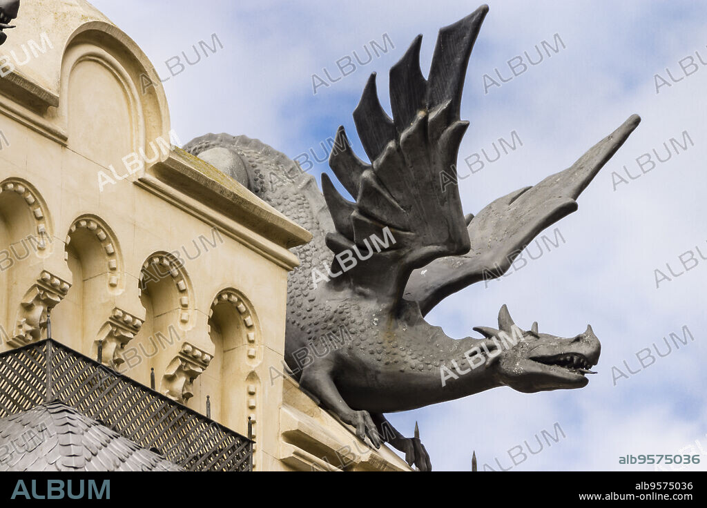 Casa de los Dragones, Ceuta , ciudad autónoma, españa, norte de Africa, africa.