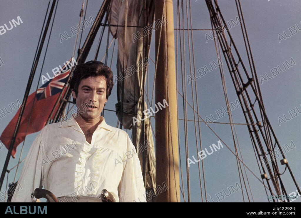 GERARD BARRAY en EL TIGRE DE LOS SIETE MARES, 1966 (SURCOUF, L'EROE DEI SETTE MARI), dirigida por SERGIO BERGONZELLI. Copyright ARCO FILMS/BALCAZAR PROD./EDIC/RIALTO FILMS.