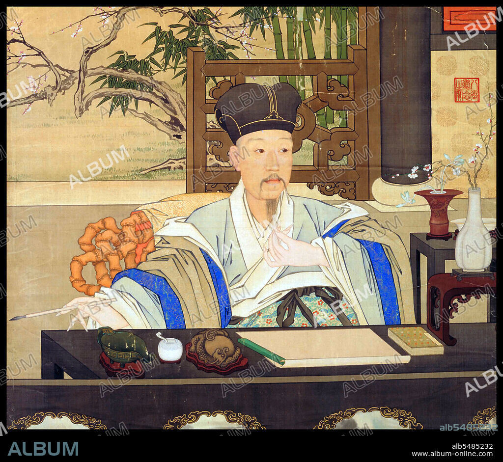 The Qianlong Emperor (Chinese pinyin: Qianlong Di; Wade–Giles: Chien-lung Ti) was the sixth emperor of the Manchu-led Qing Dynasty, and the fourth Qing emperor to rule over China proper. The fourth son of the Yongzheng Emperor, he reigned officially from 11 October 1736 to 7 February 1795. On 8 February (the first day of that lunar year), he abdicated in favor of his son, the Jiaqing Emperor - a filial act in order not to reign longer than his grandfather, the illustrious Kangxi Emperor. Despite his retirement, however, he retained ultimate power until his death in 1799. Although his early years saw the continuity of an era of prosperity in China, he held an unrelentingly conservative attitude. As a result, the Qing Dynasty's comparative decline began later in his reign.