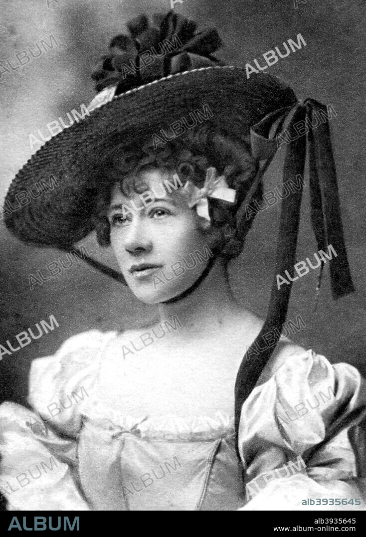 Marie Tempest, British actress, 1903.