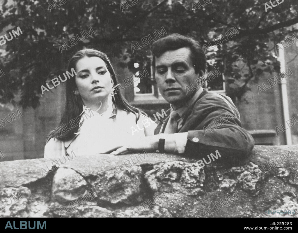 DIRK BOGARDE and JACQUELINE SASSARD in ACCIDENT, 1967, directed by JOSEPH LOSEY. Copyright LONDON INDEPENDENT PRODUCERS.