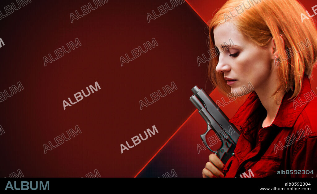 JESSICA CHASTAIN in CODE AVA: TRAINED TO KILL, 2020 (AVA), unter der Regie von TATE TAYLOR. Copyright VOLTAGE PICTURES.