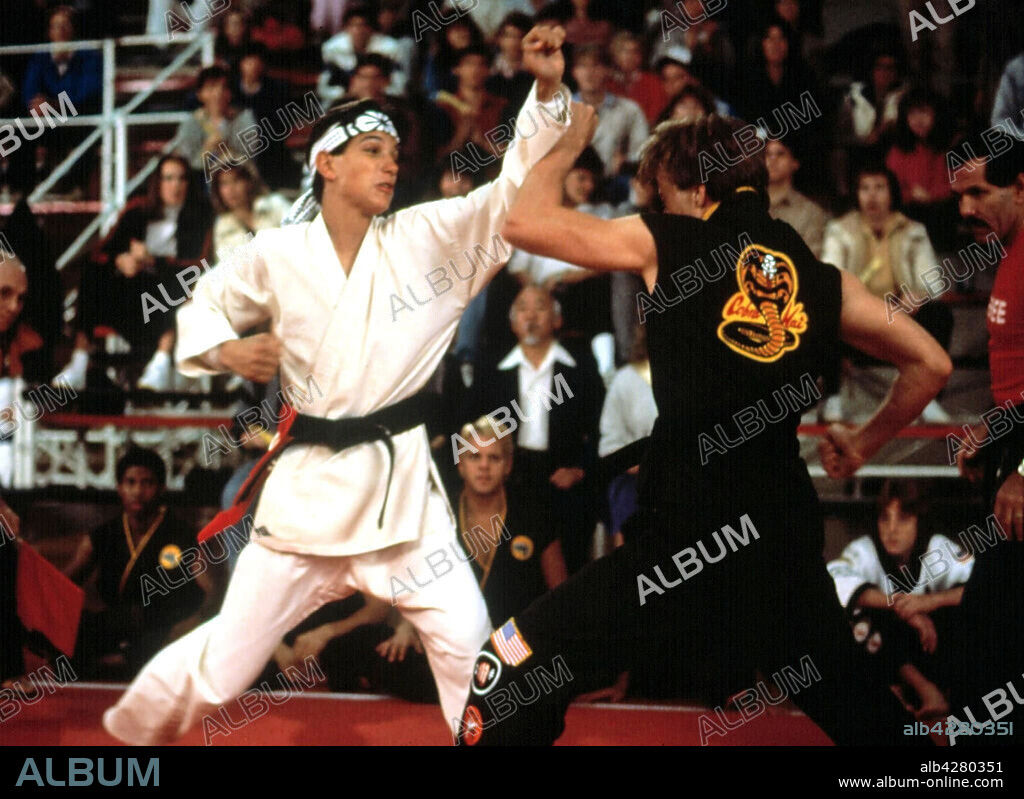 RALPH MACCHIO dans KARATÉ KID - LE MOMENT DE VÉRITÉ, 1984 (THE KARATE KID), réalisé par JOHN G. AVILDSEN. Copyright COLUMBIA PICTURES.