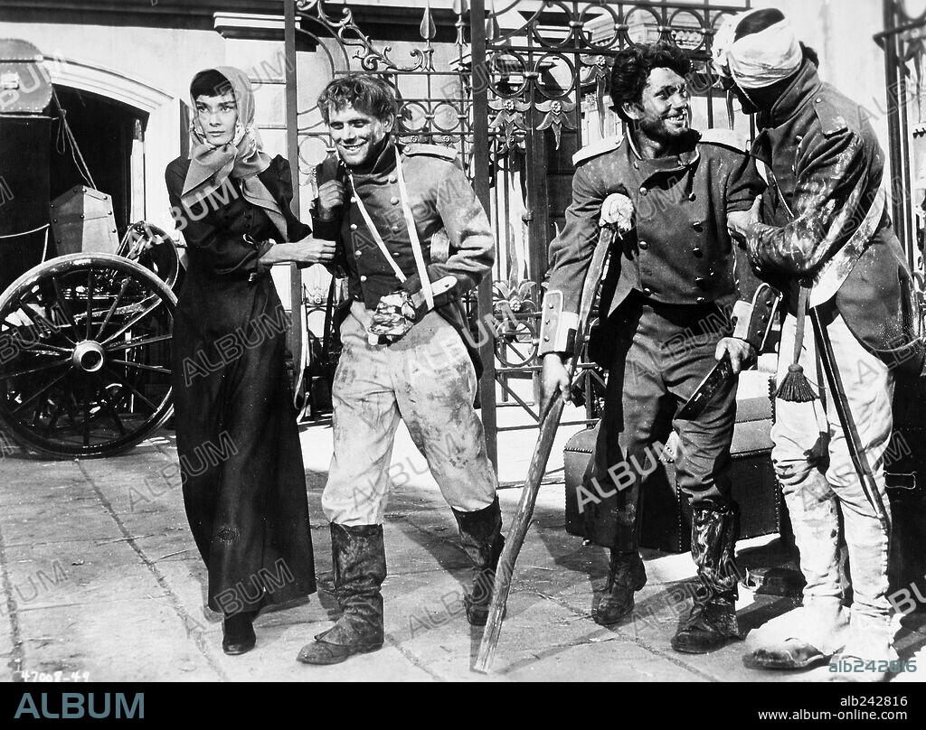 AUDREY HEPBURN in WAR AND PEACE, 1956, directed by KING VIDOR. Copyright PARAMOUNT PICTURES.
