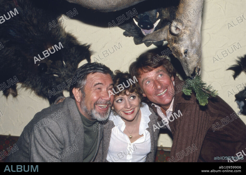 German actors Franz Muxeneder, Ulli Philipp and Guenther Schramm, Germany 1970s.