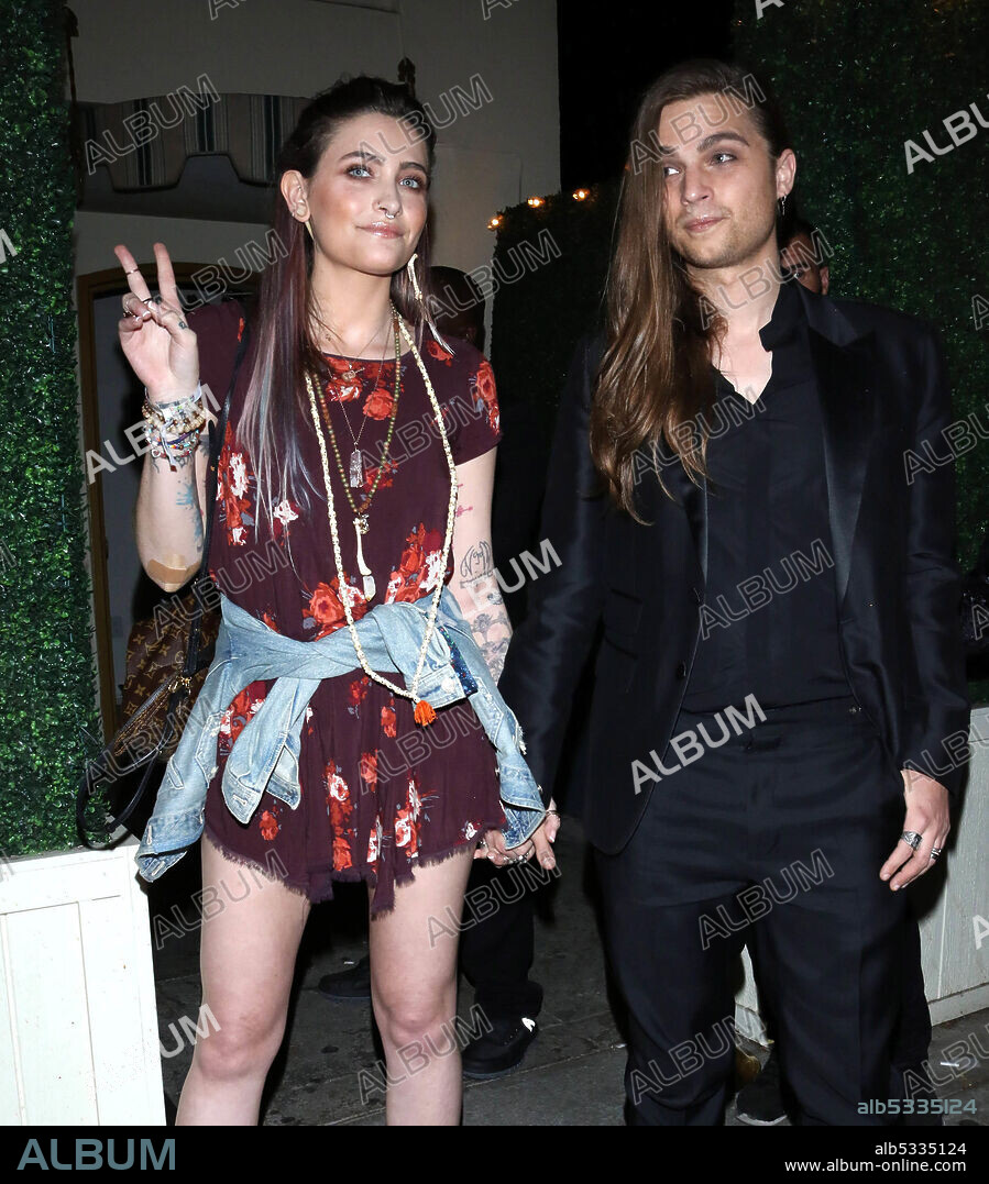October 10, 2019, Los Angeles, California, USA: .Paris Jackson and Gabriel Glenn are seen in Los Angeles, CA. (Credit Image: © Starmax/Newscom via ZUMA Press).