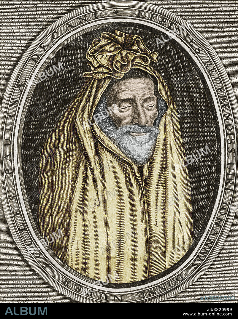A few months before his death, Donne commissioned this portrait of himself as he expected to appear when he rose from the grave at the Apocalypse. John Donne (January 22, 1572 - March 31, 1631) was an English poet and a cleric in the Church of England. His works are noted for their strong, sensual style and include sonnets, love poems, religious poems, Latin translations, epigrams, elegies, songs, satires and sermons. His poetry is noted for its vibrancy of language and inventiveness of metaphor, especially compared to that of his contemporaries. His style is characterized by abrupt openings and various paradoxes, ironies and dislocations. These features, along with his frequent dramatic or everyday speech rhythms, his tense syntax and his tough eloquence, were both a reaction against the smoothness of conventional Elizabethan poetry and an adaptation into English of European baroque and mannerist techniques. He wrote secular poems as well as erotic.