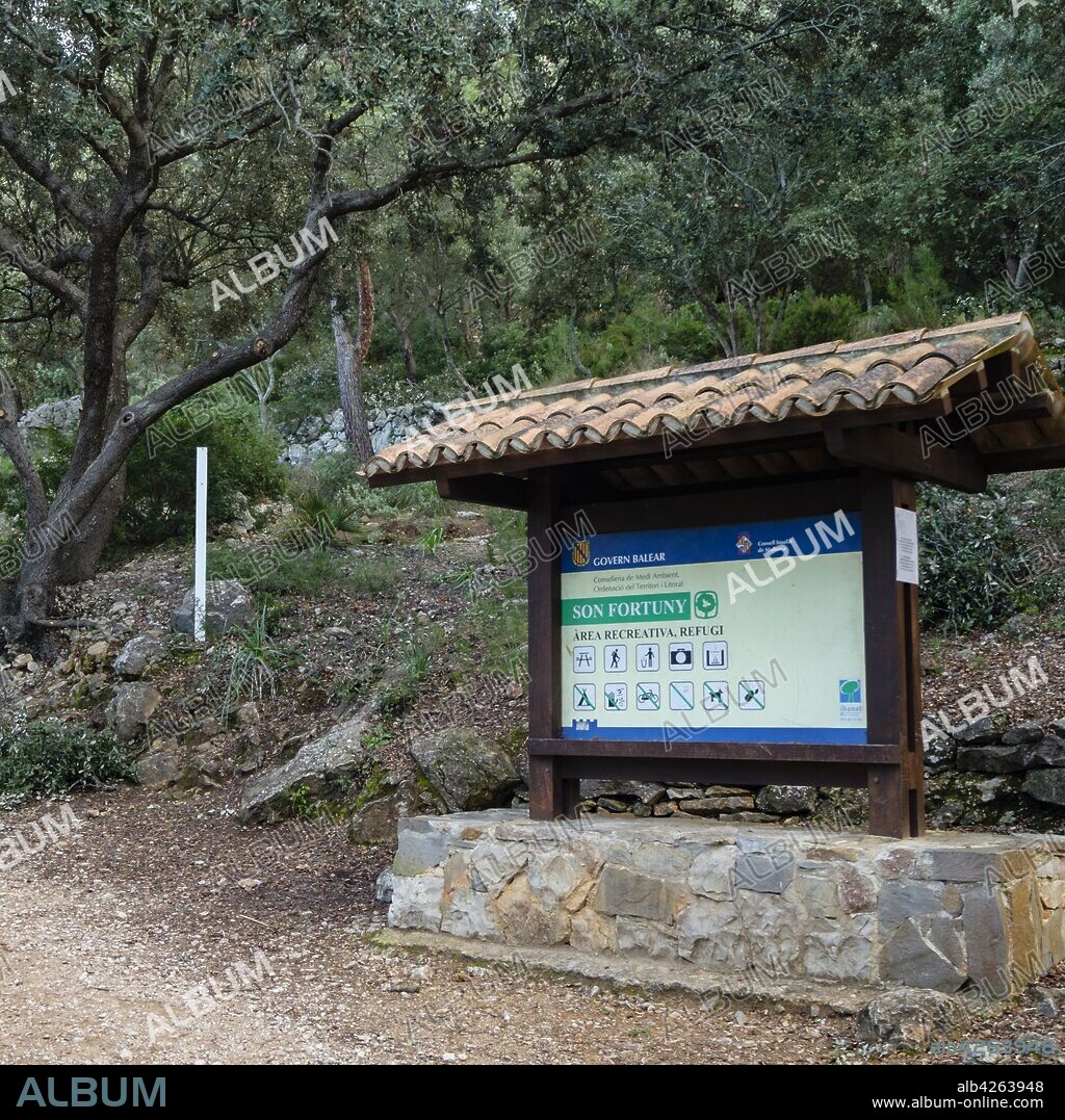 finca publica Son Fortuny, Estellencs, Serra de Tramuntana, Mallorca, balearic islands, Spain.