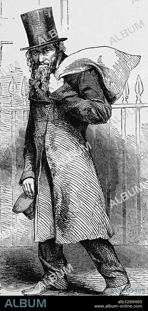 Illustration from 'London Labour and the London Poor' by Henry Mayhew (1812-1887) an English social researcher, journalist, playwright and advocate of reform. Dated 19th Century.