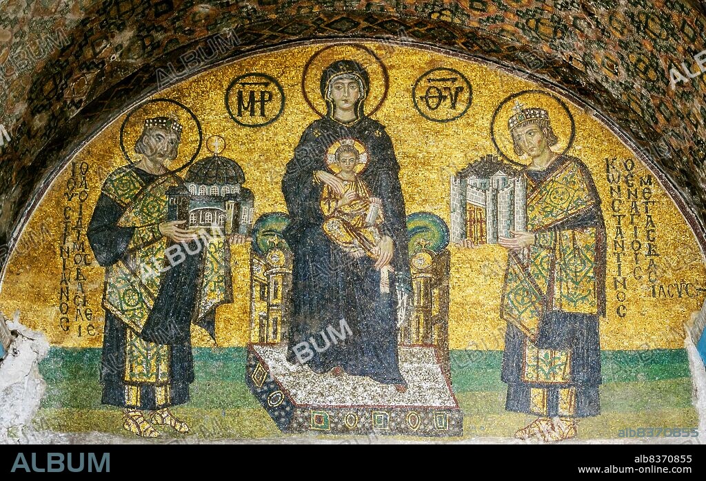 Istanbul's Hagia Sophia (Greek) or Ayasofya (Turkish) was originally constructed as a main Eastern Orthodox church and served in this role from 537 CE until the fall of Constantinople in 1453 (except between 1204 and 1261 when it was converted by the Fourth Crusaders to a Roman Catholic cathedral).<br/><br/>. When the Ottoman Turks under Mehmed II conquered Constantinople, the Hagia Sophia was converted into a mosque and Christian relics and art were either removed or plastered over. It remained a mosque for almost 500 years, before being converted into a museum between 1931 and 1935.<br/><br/>. Famous in particular for its massive dome, it is considered the epitome of Byzantine architecture and influenced the design of numerous mosques in what is now Istanbul.