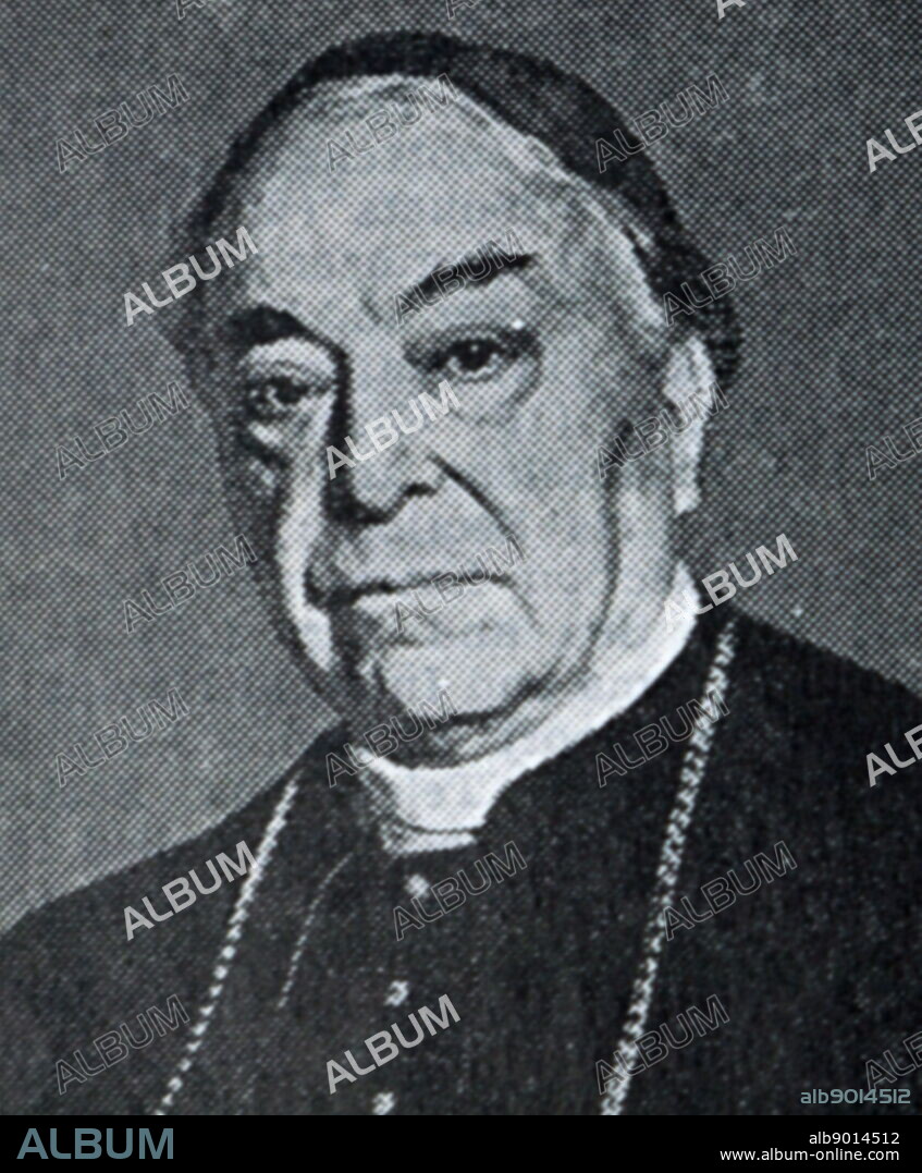 Photograph of Pietro Gasparri. Pietro Gasparri, GCTE (1852-1934) a Roman Catholic cardinal, diplomat and politician in the Roman Curia.