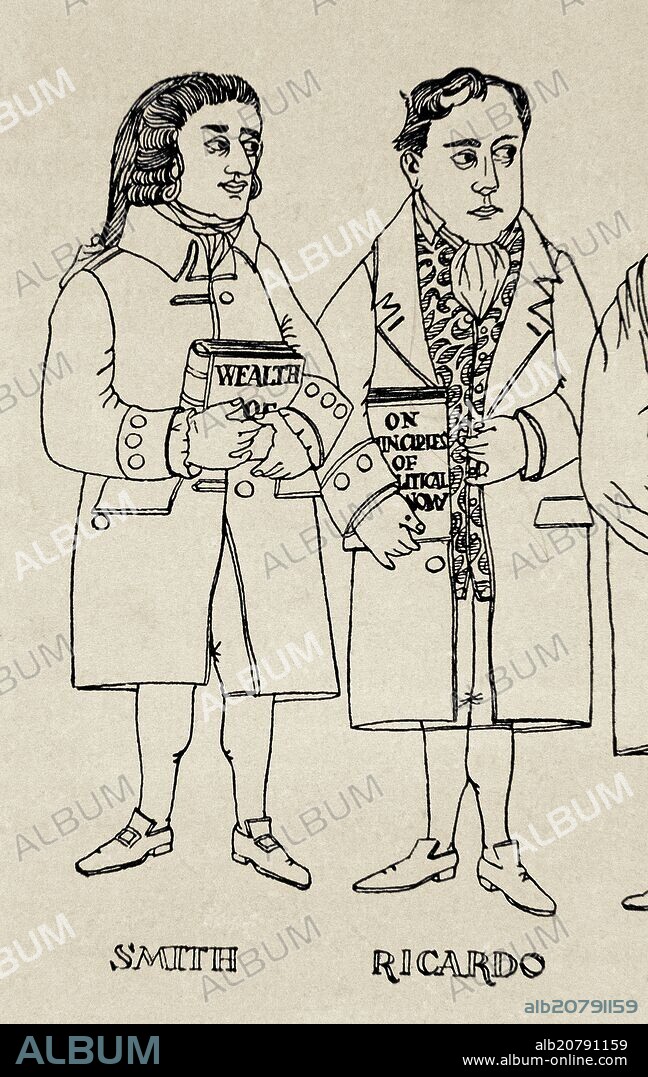 ADAM SMITH (1723-1790)-DAVID RICARDO (1772-1823) ECONOMISTAS.