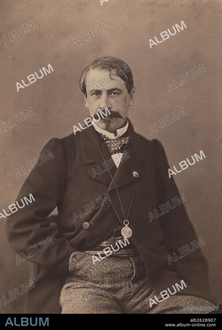 Aug[uste] Vitu, journaliste; Nadar [Gaspard Félix Tournachon], French, 1820 - 1910; 1860 - 1861; Salted paper print; Image: 24.5 x 17.9 cm (9 5/8 x 7 in.).