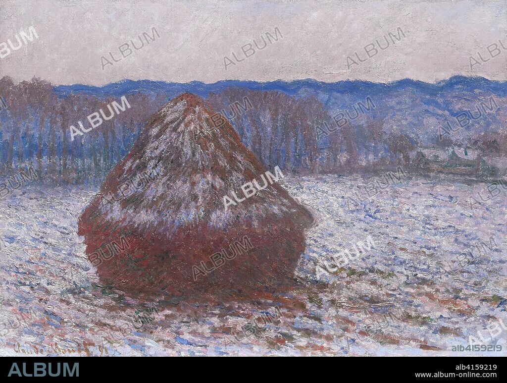 Stack of Wheat. Claude Monet; French, 1840-1926. Date: 1890-1891. Dimensions: 65.8 × 92.3 cm (25 15/16 × 36 3/8 in.). Oil on canvas. Origin: France.