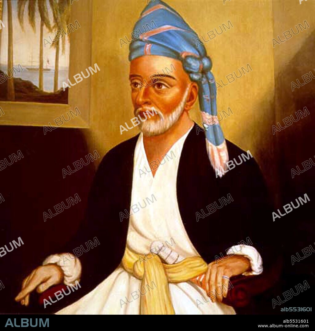 (Sayyid) Said bin Sultan Al-Said (Arabic: ???? ?? ??????, Sa‘id bin Sul?an) (5 June 1797 – 19 October 1856) was Sultan of Muscat and Oman from 20 November 1804 to 4 June 1856. He became joint ruler of the country along with his brother Salim on the death of their father, Sultan bin Ahmad, in 1804. Said deprived his brother of joint rule on 14 September 1806.  In 1834, he agreed to a treaty with the United States on very favorable terms. In 1837, he conquered Mombasa, Kenya. In 1840, Said moved his capital from Muscat, Oman, to Stone Town, Zanzibar and sent a ship to the United States to try to establish a trading relationship. Upon Said's death in 1856, his realm was divided. His third son, Thuwaini bin Said, became the Sultan of Muscat and Oman, and his sixth son, Sayyid Majid bin Said, became the Sultan of Zanzibar.