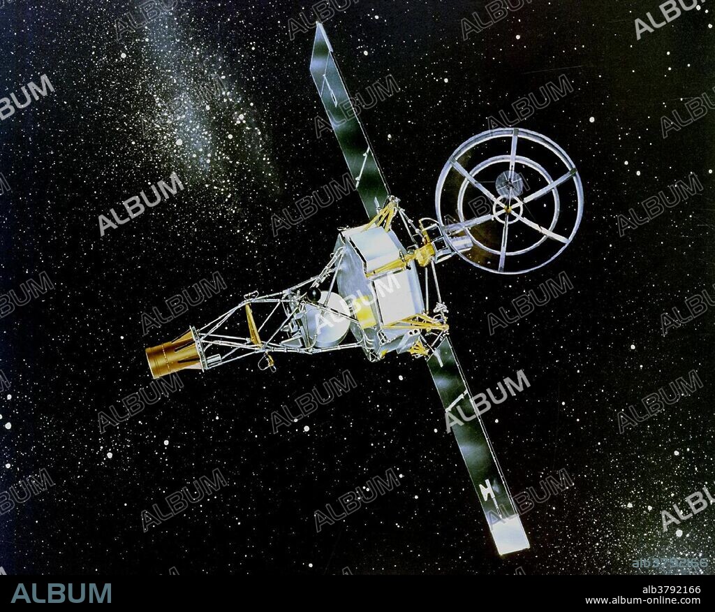 Mariner 2 was the world's first successful interplanetary spacecraft. Launched August 27, 1962, on an Atlas-Agena rocket, Mariner 2 passed within about 21,000 miles of Venus, sending back valuable new information about interplanetary space and the Venusian atmosphere. Mariner 2 recorded the planet's temperature for the first time, revealing the its very hot atmosphere of about 900 degrees Fahrenheit. The spacecraft's solar wind experiment was the first to measure the density, velocity, composition and variation over time of the solar wind. Mariner 2 (Mariner-Venus 1962) was an exact copy of Mariner 1. The primary mission was to receive communications from the spacecraft in the vicinity of Venus and to perform radiometric temperature measurements of the planet. A second objective was to measure the interplanetary magnetic field and charged particle environment. Mariner 2 scanned the planet with its pair of radiometers, revealing that Venus has cool clouds and an extremely hot surface.